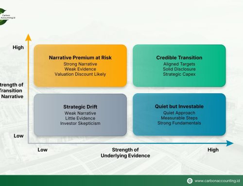 How Markets Price Transition Credibility